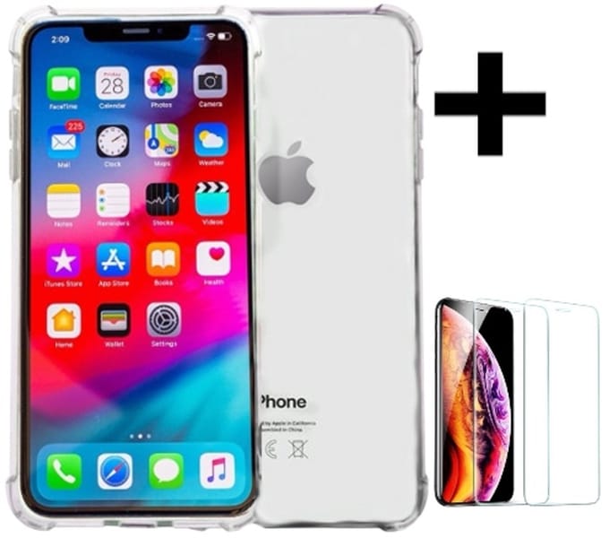 Hoesje Geschikt voor Apple iPhone XR Anti Shock silicone back cover/Transparant hoesje