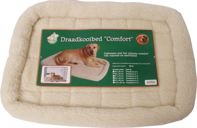 Draadkooibed Comfort Ivoor 55x35 cm