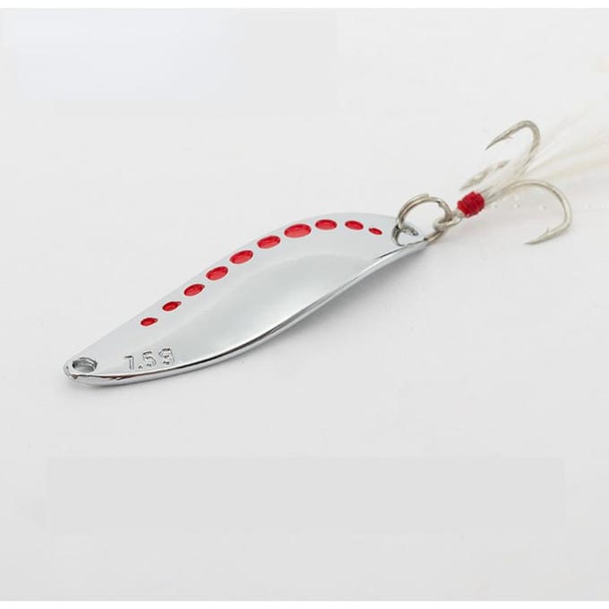 Vistuig Lepel Lokmiddel Spinner Aas Vistuig Hard Aas Spinner Aas Isca Kunstmatige Peche zilver