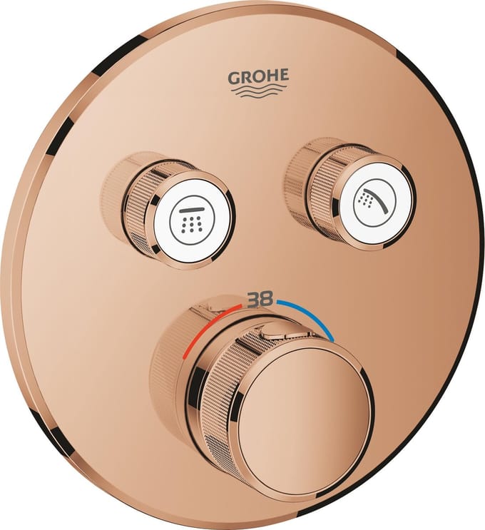 GROHE Grohtherm Smartcontrol inbouw douchekraan - brons (warm sunset)