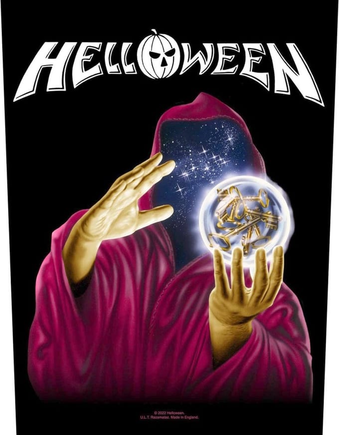 Helloween - Keeper Of The Seven Keys Rugpatch - Zwart
