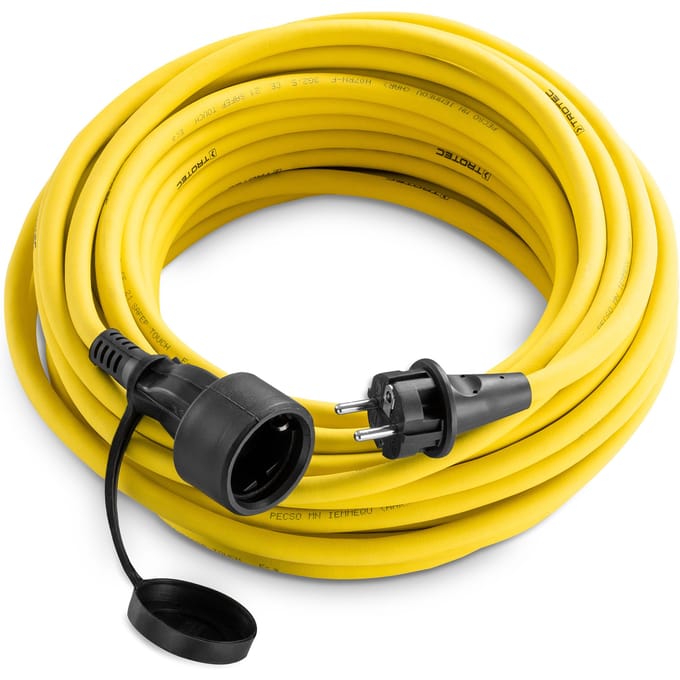 Professionele verlengkabel 20 m / 230 V / 2,5 mm² - Made in Germany