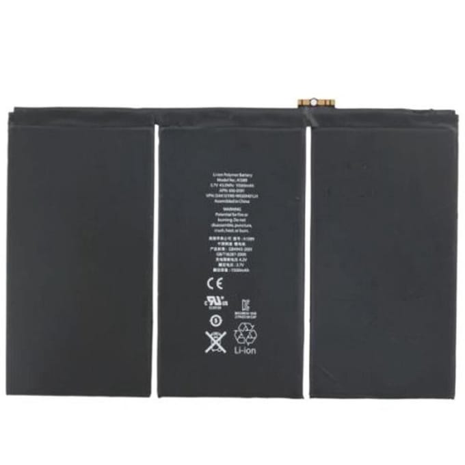 Batterij Reparatiekit Geschikt voor iPad 2 A1376 – Premium – Zwart