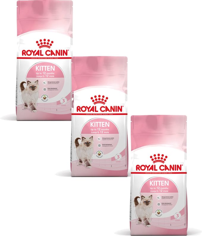 Royal Canin Kitten - Kitten-Kattenvoer - 3 x 2 kg