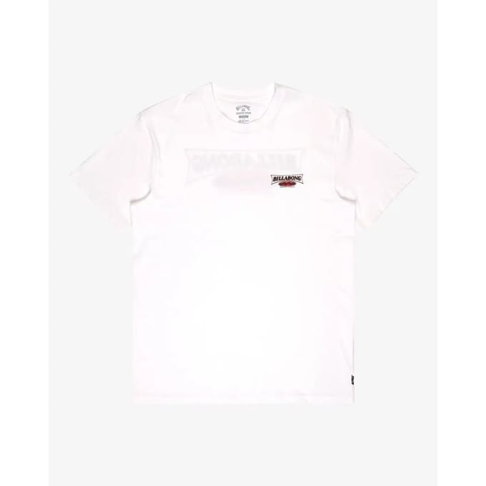 Billabong Burleigh T-shirt Met Korte Mouwen Wit S Man