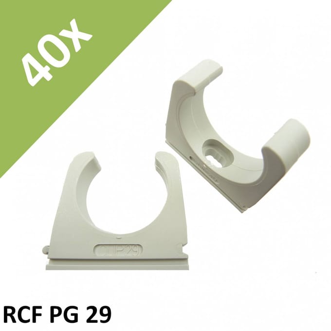 Fischer clip RCF PG 21, 50 pieces # 58133 - 8) 40x RCF PG 29