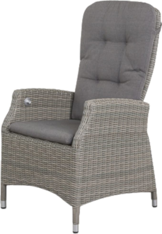 Memphis verstelbare wicker tuinstoel - Naturel