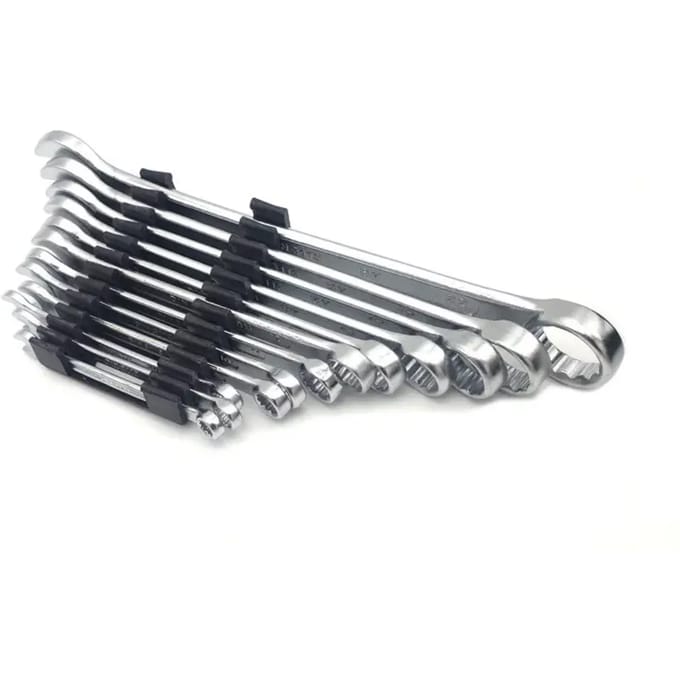 Set van 12 combinatie steeksleutels en ringsleutels Brazoline