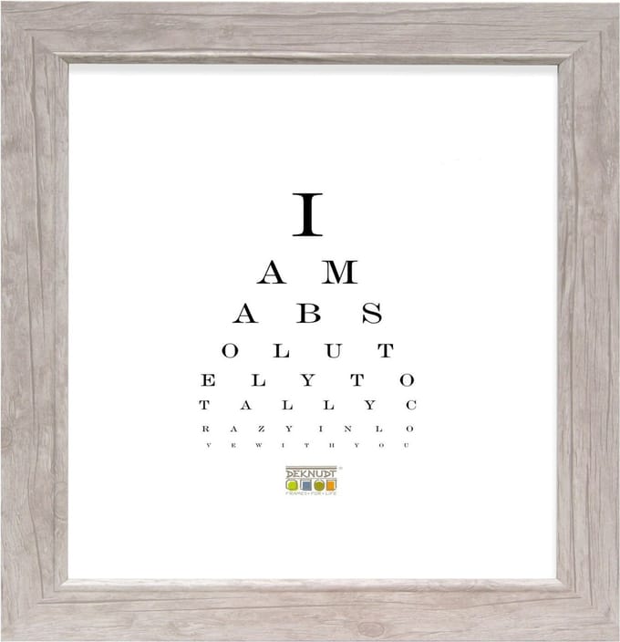 Deknudt Frames fotolijst S48SH1 - naturel houttint - breed - 40x40 cm
