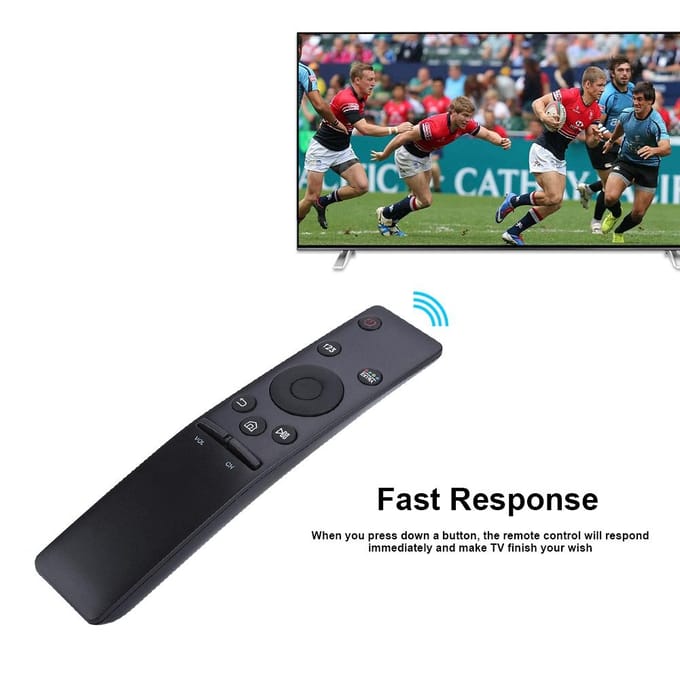 Télécommande multifonctionnelle pour Samsung Smart TV BN59-01259B avec de grands boutons gray