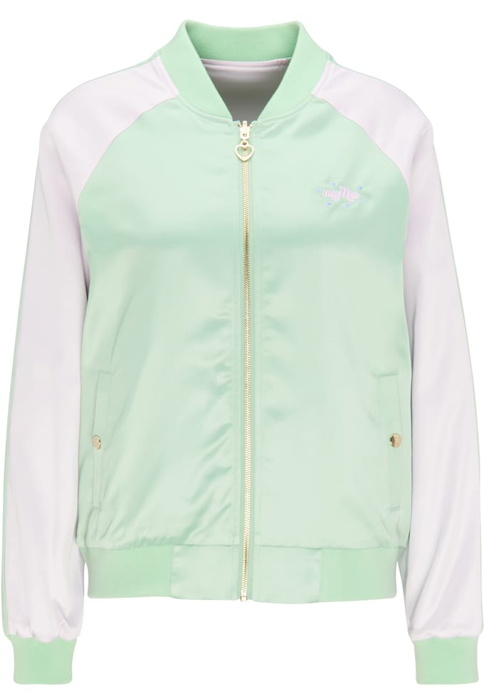 Mymo Omkeerbare jas Dames neo mint colorblock