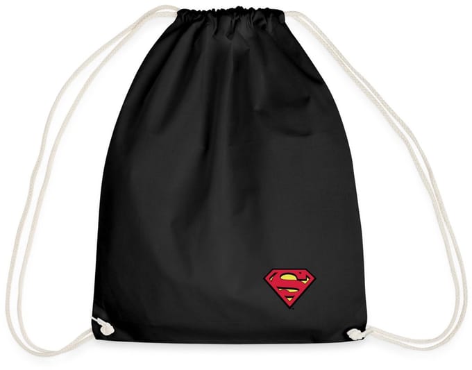 Superman S-Shield logo small Gymtas