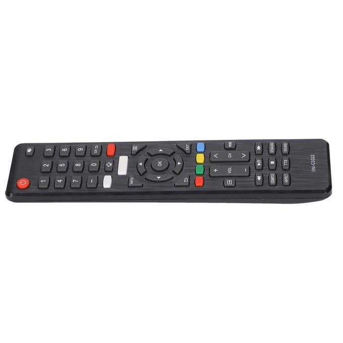 TV Afstandsbediening Vervangbare Universele TV Afstandsbediening voor JVC LT‑49MA877 LT‑43MA877 TV gray