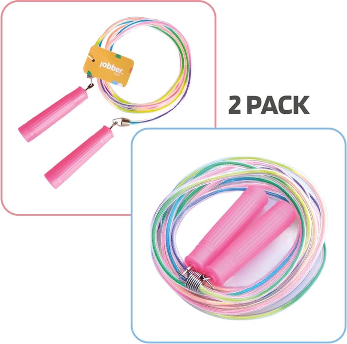 Jobber Toys Springtouw Set Kinderen - 230 cm en 5 Meter - Unicorn
