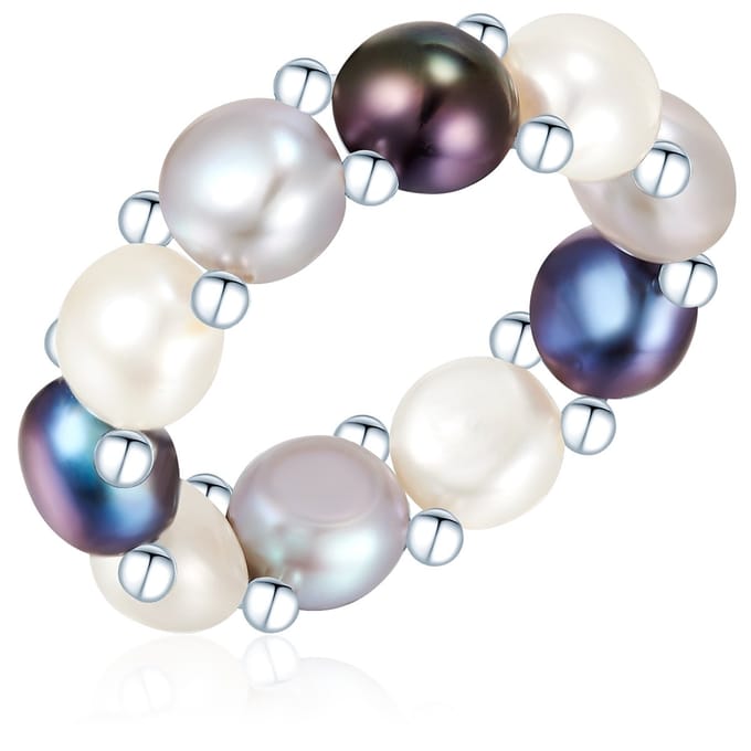 Valero Pearls parel Ring - Sterling zilver - zilver