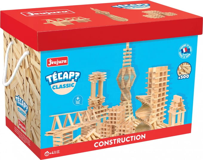 Pak van 500 tecap klassieke bouwstenen Jeujura