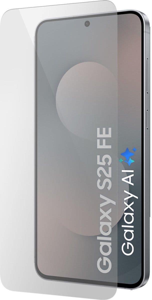 Mobiparts Screenprotector geschikt voor Samsung Galaxy S25 FE - Gehard Glas - Anti-bacterieel -
