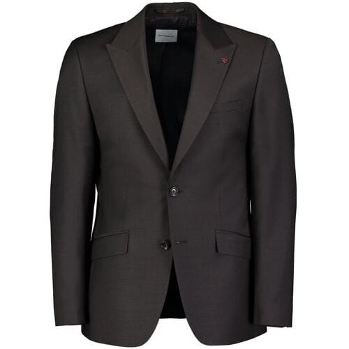 Roy Robson Colbert Slim Fit Bi Stretch Donker Bruin / male