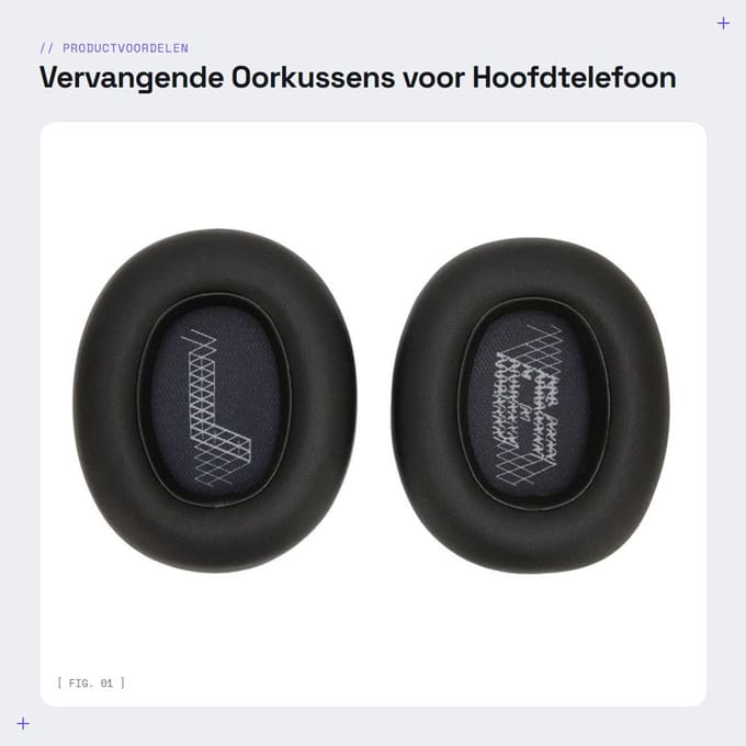 Dailygoods - Vervangende Oorkussens voor Hoofdtelefoon
