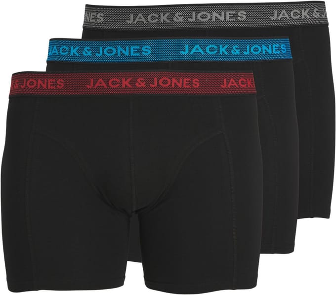 JACK&JONES PLUS - JACWAISTBAND TRUNKS 3 PACK NOOS PLS - Heren - Onderbroeken