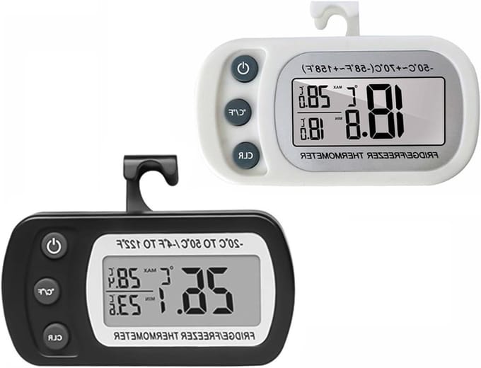 Thermohygrometer - Thermometer Hygrometer - Klimaat Monitoren - Digitale Multifunctionele Weergave - 87 x 60 x 21 mm