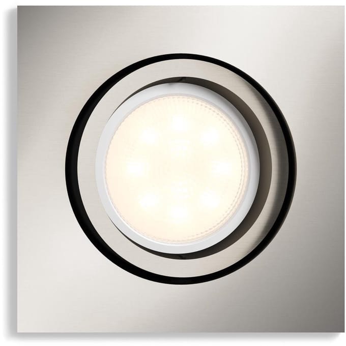 Philips Shellbark - Inbouwspot - 1 Lichtpunt - mat chroom - 1 x 500lm