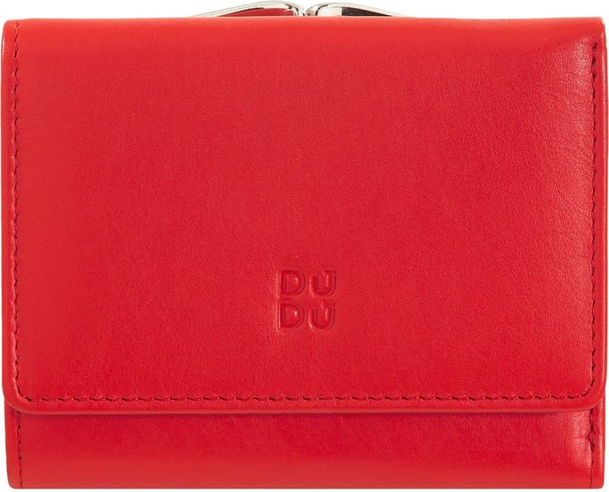 DuDu Corsica Portemonnee RFID-bescherming Leder 11 cm - Dames - Horizontaal - flame red