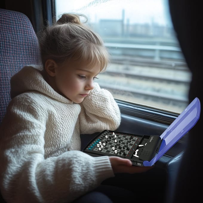de travel elektronisch schaakspel