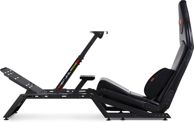 Next Level Racing F-GT Simulator - Racestoel Cockpit - Compatibel met Logitech/Thrustmaster/Fanatec