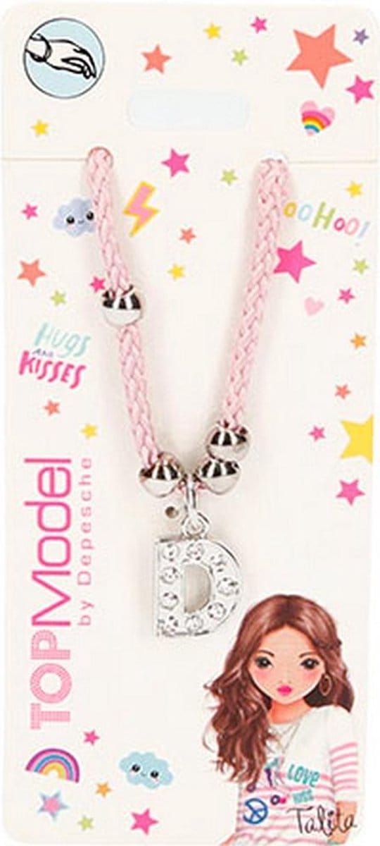 Depesche - TOPModel alfabet armband met de letter D
