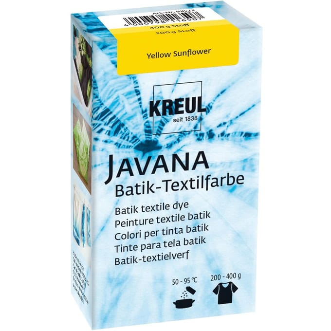 KREUL Javana Batik textielverf - Yellow Sunflower