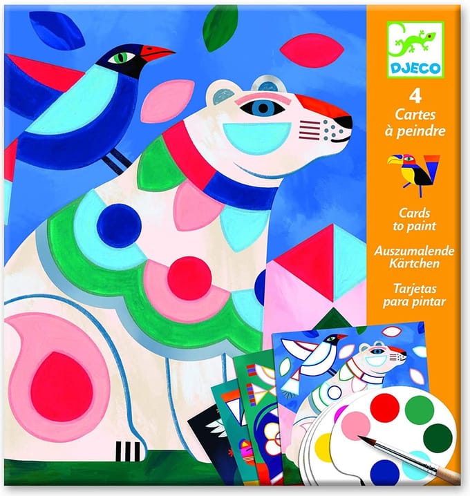 Djeco kleurplaten Fanciful Bestiary