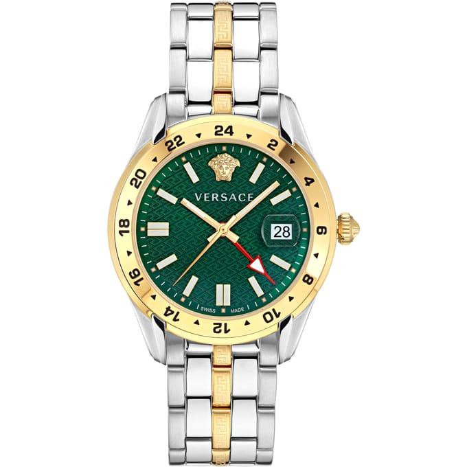 Versace Greca Time GMT VE7C00623 Horloge - Staal - Multi - Ø 41 mm