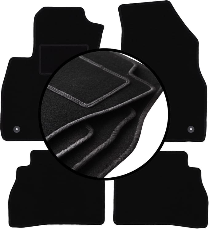 Complete set veloursmatten voor: Fiat Doblo II 0 (2009-2020)