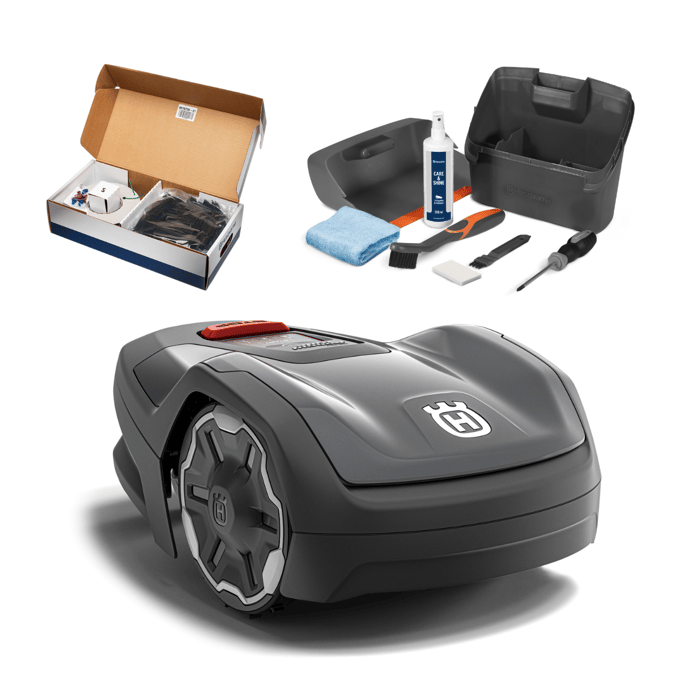 Husqvarna r4 aspire automower bundel!