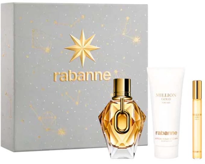 Parfumset voor Dames Paco Rabanne MILLION GOLD 3 Onderdelen