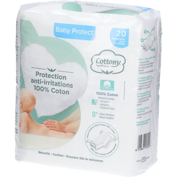 COTTONY Baby Protect Protections anti-irritations 20 Beschermers