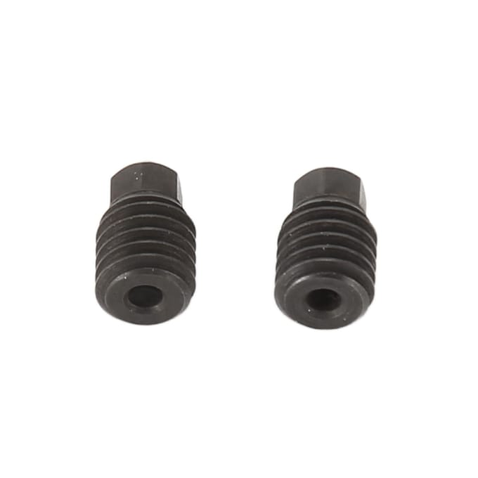 2 stuks Hotend Nozzle voor Bambu Lab X1 0.2mm 0.4mm Gehard Staal 3D Printer Stalen Nozzle voor Reparatie black