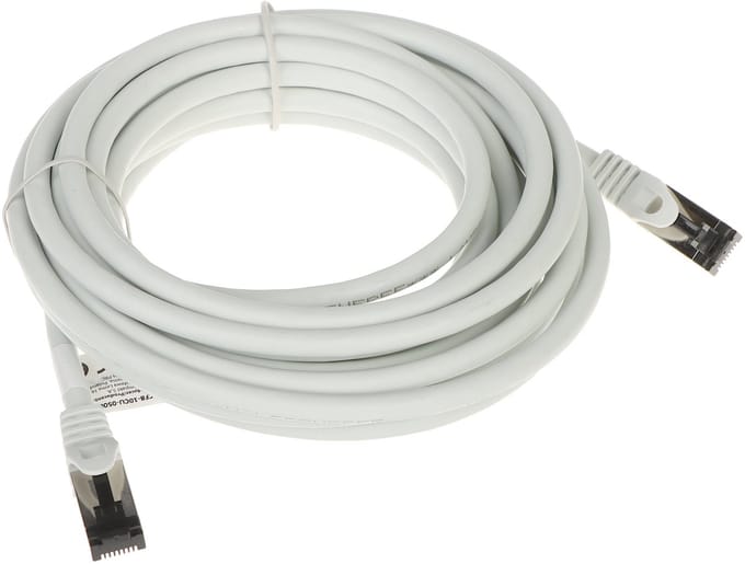 Lanberg - Patchcord - RJ-45 - S/FTP - 5m - Grijs