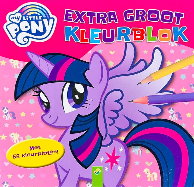 My Little Pony - Extra groot kleurblok