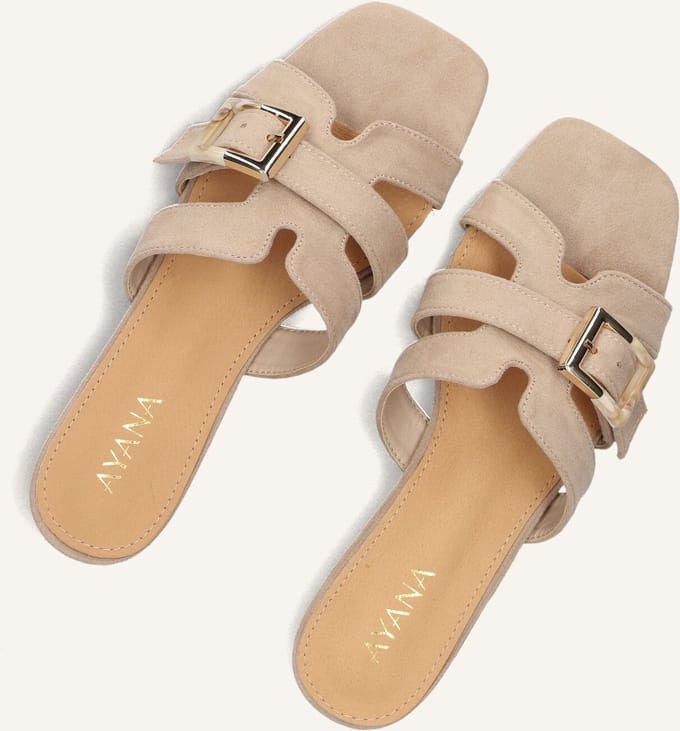 AYANA 0667-5 Slippers - Dames - Beige - Maat 36