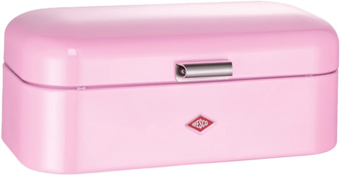 WESCO Grandy Broodtrommel | 10 Liter - Maat L | Metaal - Roze | Keukenopslag