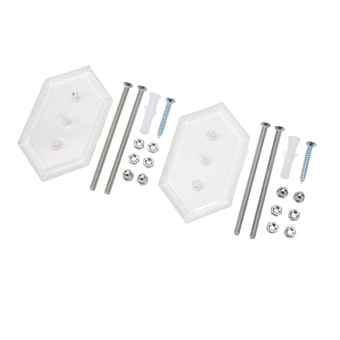 2 Sets Skateboard Hanger Wandmontage Deck Rek Skateboard Display en Opslag Montagekit Transparant transparant