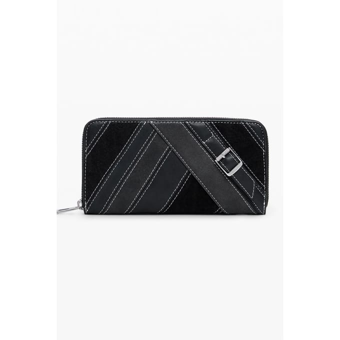 Desigual portemonnee Mone Fibonacci Fiona Long Wallet Black zwart