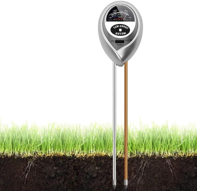 Bodem Tester - PH Meter - Planten Verzorgen - 3-in-1 Functionaliteit - 18 cm Probes - Groen
