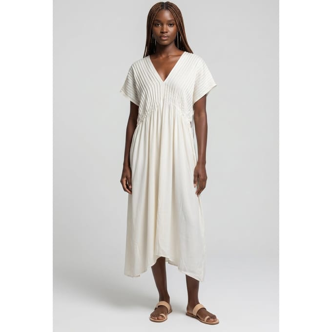 & Other Stories Milo Dress White Größe: M | Midikleider Outlet | Damen | Weiß