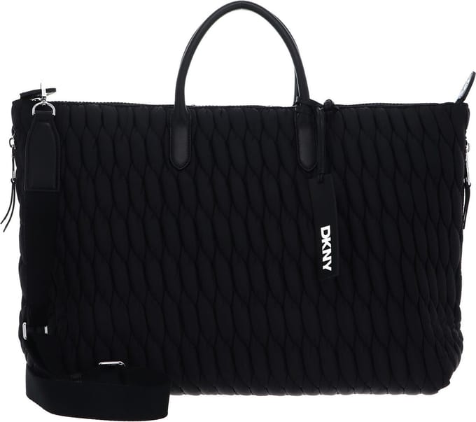DKNY Reistas Mack Weekender Black / Silver Zwart