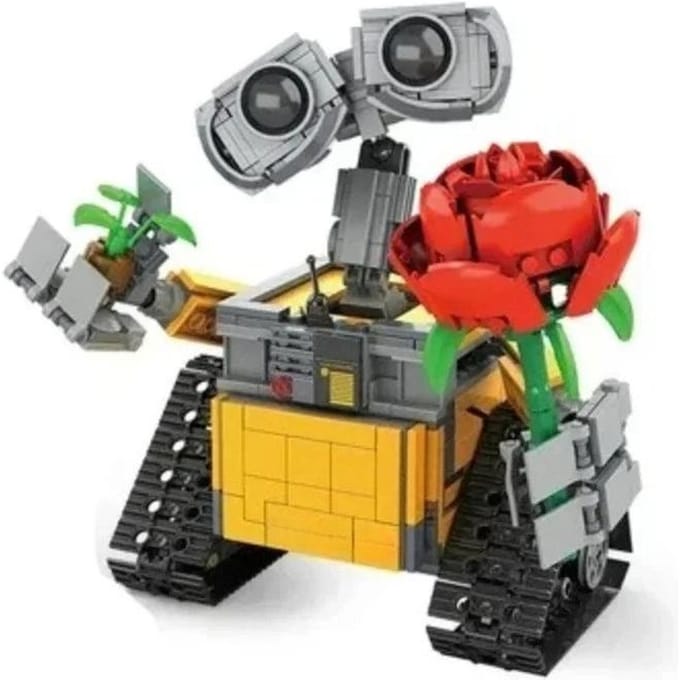 687 stuks Wall-E Bouwsteen Kit MOC Idee Technisch Klassieke Film Model Bouwsteen Assemblage Kinderspeelgoed Cadeau black