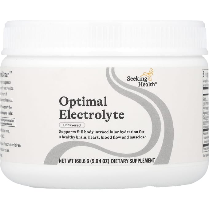 Seeking Health, Électrolytes Optimaux, Non Aromatisé, 5,94 oz (168.6 g)