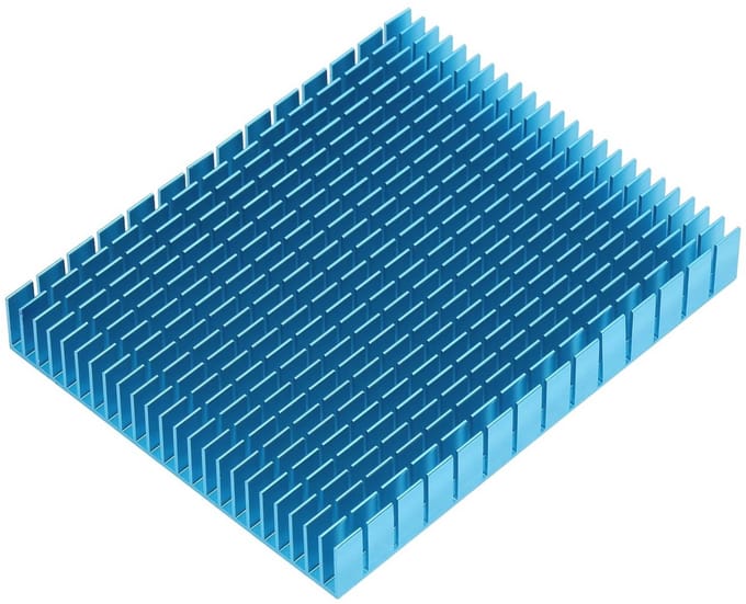 Aluminium Koellichaam 150x120x20mm voor CPU en Versterker PCB